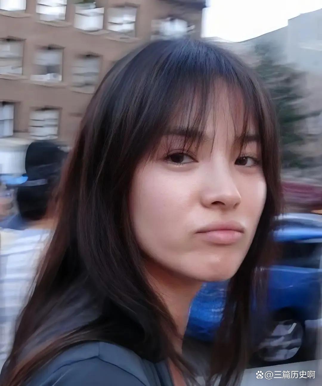 宋慧乔素颜美_内娱底子硬对比_宋慧乔